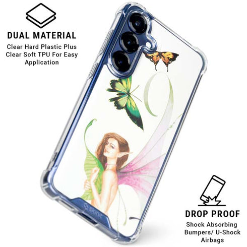 Butterfly Fairy by LA Williams Galaxy S25 Clear Case